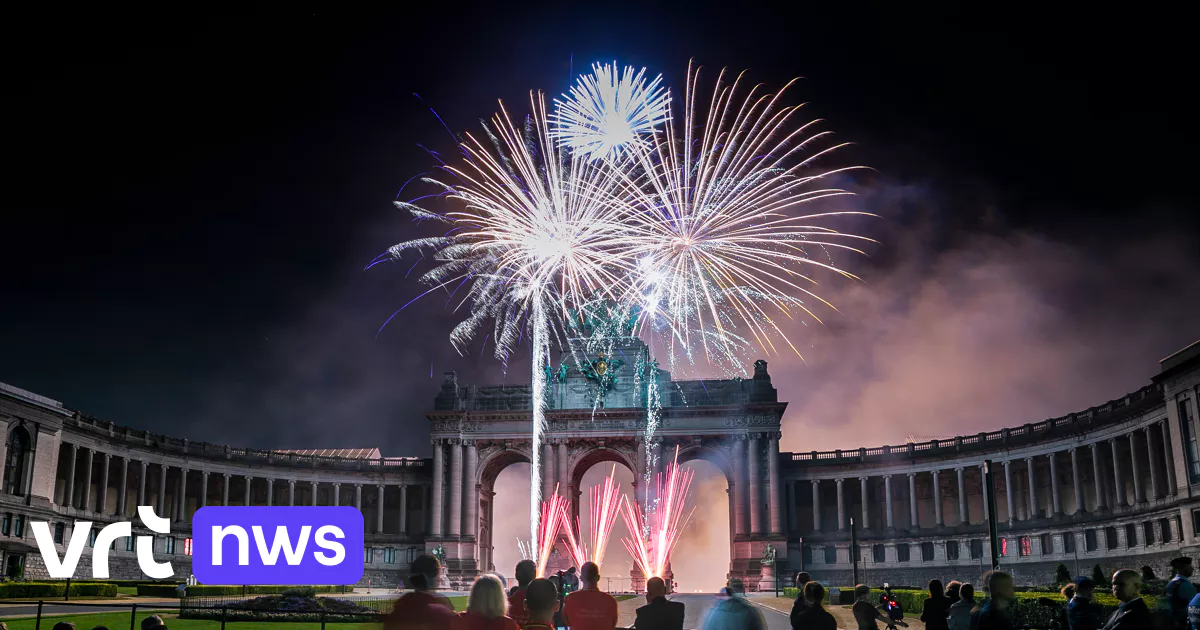 Le feu d'artifice français à Bruxelles pour la Fête Nationale continue, malgré la sécheresse, la grève et les revendications